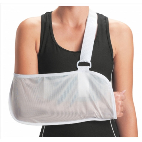 MON537549EA - DJO - DJO Arm Sling Procare&reg; Chieftain&trade; Hook and Loop Closure Small, 1/EA