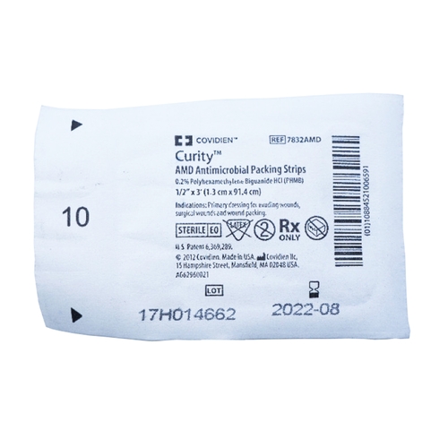 MON537777EA - Cardinal Health - Cardinal Health Packing Strip Curity AMD 1/2" x 1 Yard