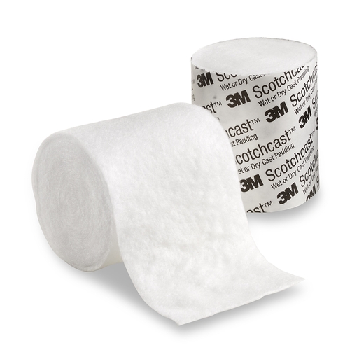 MON540045CS - 3M - 3M Cast Padding Water Resistant 3M&trade; Scotchcast&trade; Wet or Dry 3 Inch X 4 Yard Polypropylene / Polyethylene Knit / NonWoven Fibers NonSterile, 4/CS