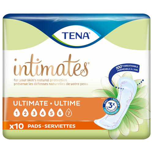 TENA Intimates TENA® Intimates™ Ultimate Absorbency Incontinence Pads ...