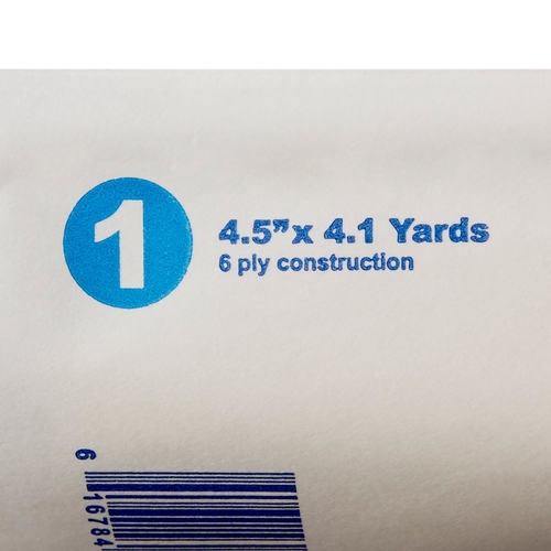 MON545991PK - Dynarex - Dynarex Bandage Roll Gauze 6-Ply 4.5" x 4.1 Yard