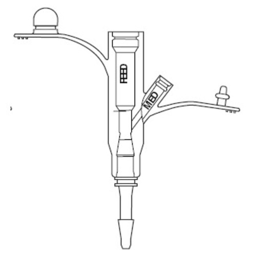 MON548048EA - Avanos Medical Sales - Bolus Feeding Adapter MIC-KEY 24 Fr., NonSterile, 1/ EA