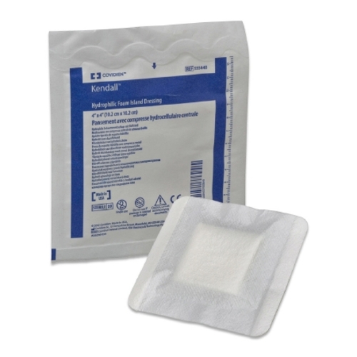 MON548586CS - Cardinal Health - Kendall&trade; Foam Dressing 8" x 8" Square Sterile, 50 EA/CS
