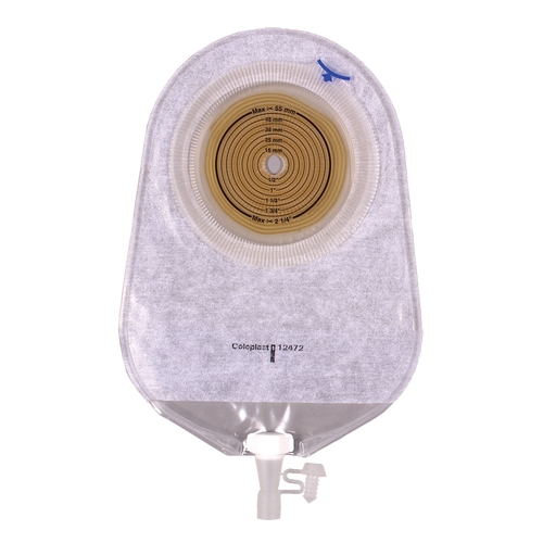MON550831BX - Coloplast - Urostomy Pouch Assura&reg; Extra One-Piece System 11-1/4" Length 15-33 mm Stoma Drainable Convex, Trim To Fit, 10EA/BX
