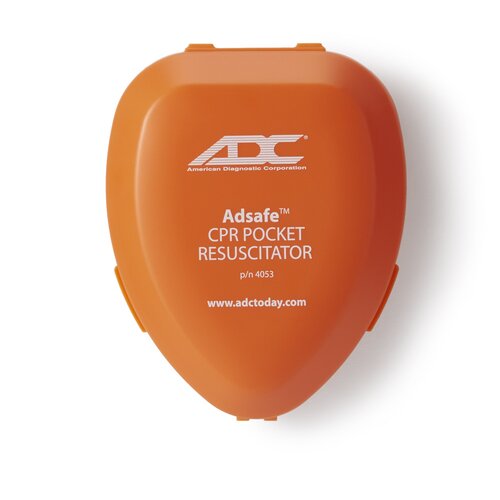 MON554356EA - ADC - Resuscitator Pocket Mask Adsafe Elastic Green Strap