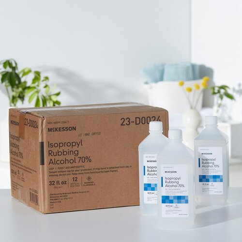 MON556517CS - McKesson - McKesson Isopropyl Alcohol 32 oz. Liquid, 12 EA/CS