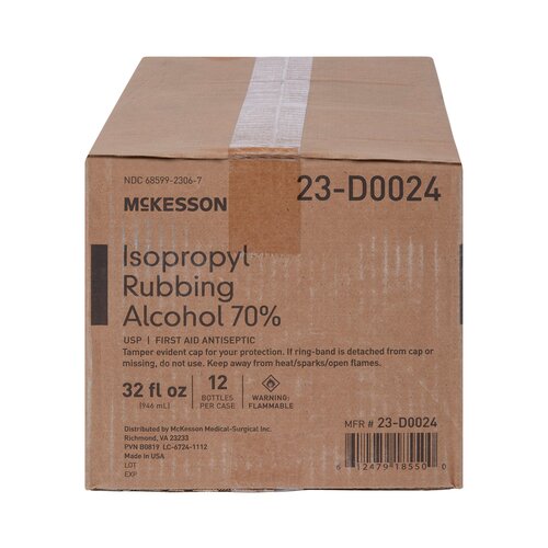 MON556517CS - McKesson - McKesson Isopropyl Alcohol 32 oz. Liquid, 12 EA/CS
