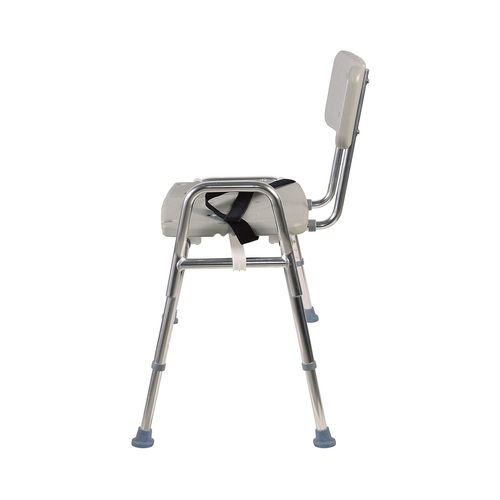 MON559552EA - Mabis Healthcare - Bath / Commode Transfer Bench DMI&reg; 19 to 23" 400 lbs. Removable Arm Rail
