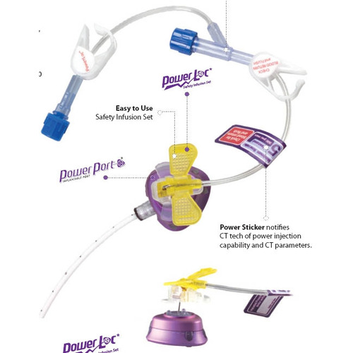 PowerLoc Huber Infusion Set 20 Gauge 0.75 inch - Betty Mills