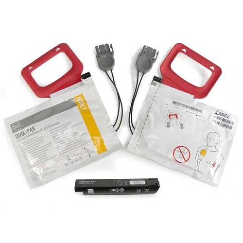 MON564083EA - Physio Control - Charger Pack Lifepak CR&reg; Plus Charge-Pak With 2 Set Electrode Pad CR Plus Defibrillation