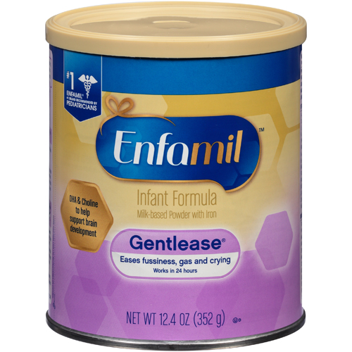 Enfamil® Gentlease® Infant Formula, 12.4 oz. Can, Powder, Milk-Based,  Fussiness/Gas/Crying - Mead Johnson Nutrition 174101 CS - Betty Mills