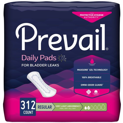 MON572727CS - First Quality - First Quality Prevail&reg; Pant Liners - Very Light, 312/CS