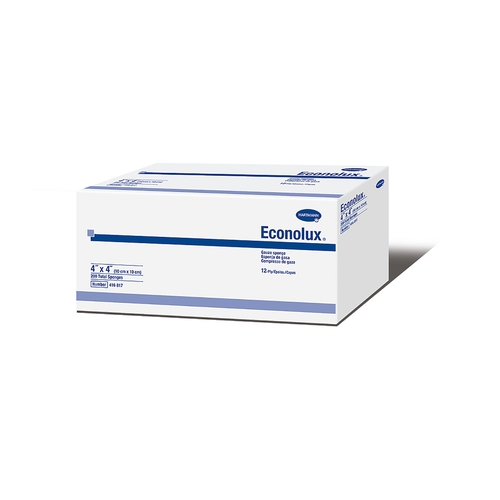MON575853CS - Hartmann - Gauze Sponge Econolux Cotton 12-Ply 4 X 4 Inch Square NonSterile