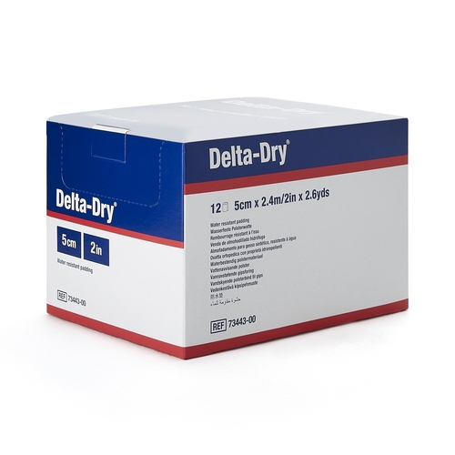 MON587452EA - BSN Medical - BSN Medical Cast Padding Water Resistant Delta-Dry 2&quot; x 2.6 Yard Synthetic NonSterile, 1/EA