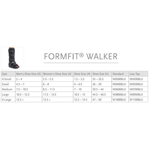 MON624355EA - Ossur - Walker Boot Equalizer&reg; Medium Hook and Loop Closure Female Size 8.5 - 11.5 / Male Size 7.5 - 10.5 Left or Right Foot