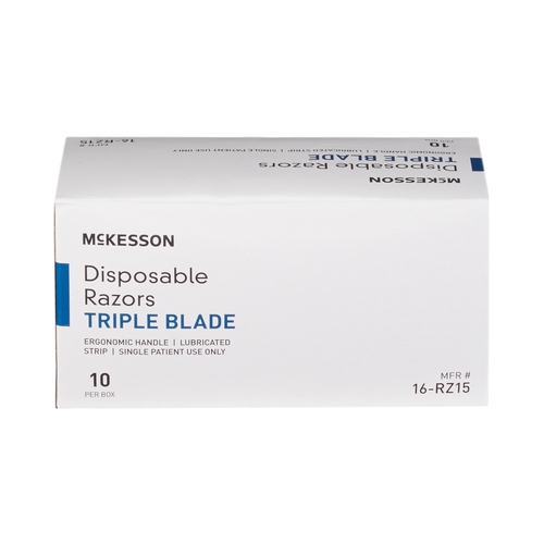 MON628717EA - McKesson - McKesson Razor Triple Blade Disposable