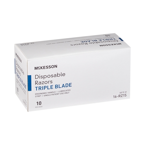 MON628717EA - McKesson - McKesson Razor Triple Blade Disposable