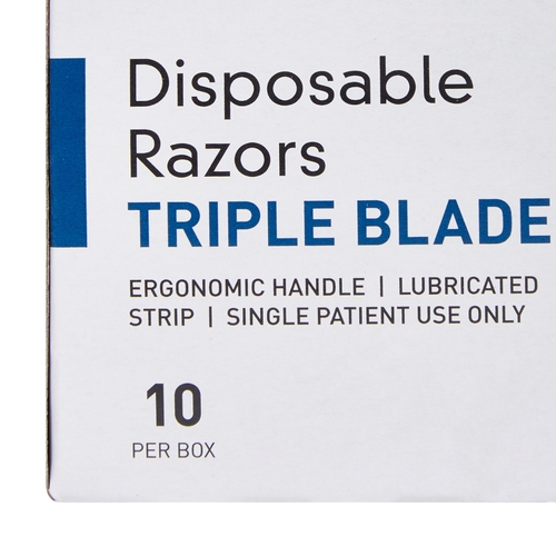 MON628717EA - McKesson - McKesson Razor Triple Blade Disposable
