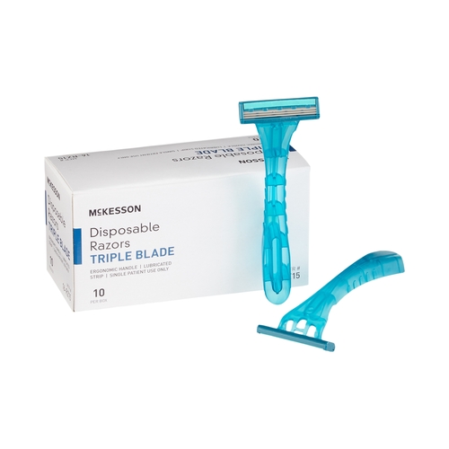 MON628717EA - McKesson - McKesson Razor Triple Blade Disposable