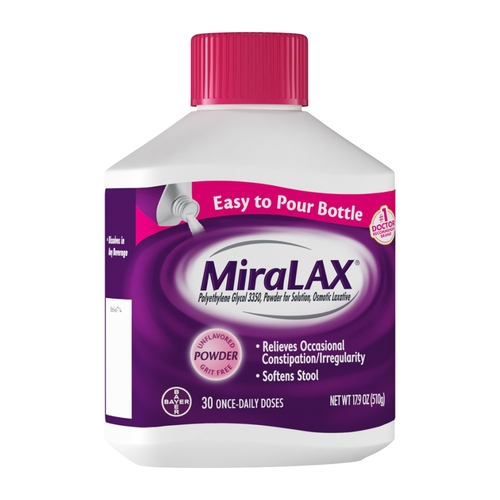 MON631708EA - Schering Plough - Laxative MiraLAX&reg; Powder 17.9 oz.