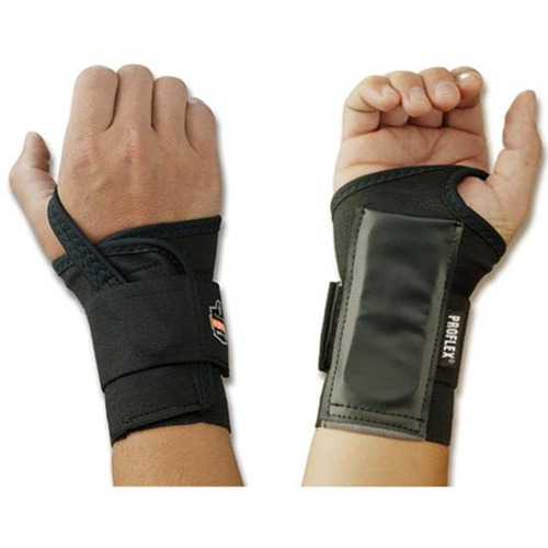 MON633457EA - Ergodyne - Wrist Support ProFlex&reg; 4000 Single Strap Elastane / Elastic / Polyester Left Hand Black X-Large, 1/EA