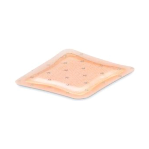 MON637561CS - Smith & Nephew - Foam Dressing with Silver Allevyn Ag Adhesive 3" x 3" Square, 10EA/BX 4BX/CS
