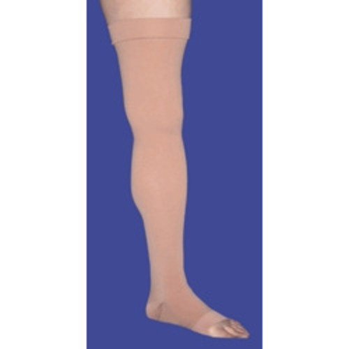 MON640700PR - Jobst - Compression Stocking JOBST Relief Thigh High X-Large Beige Closed Toe, 1/PR