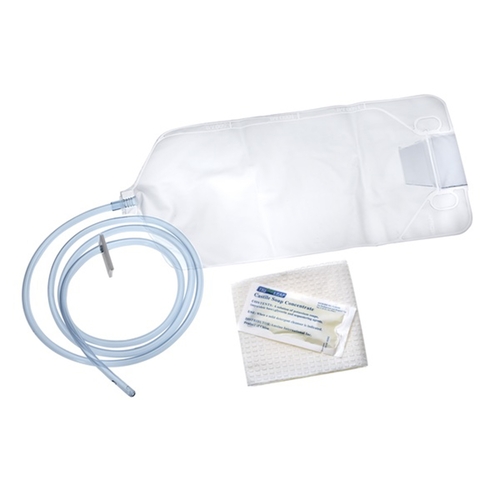 MON641810CS - Amsino International - Amsino International Enema Bag and Bucket Set 1500 mL Bag, 50 EA/CS