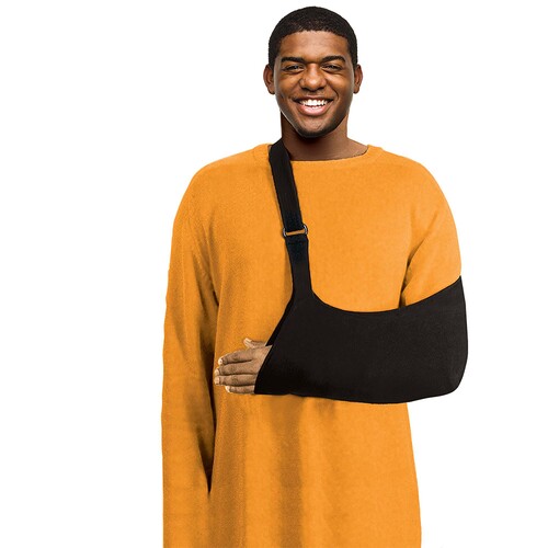 MON645897EA - Brownmed - Brownmed Arm Sling Ultimate Arm Sling D-Ring / Hook and Loop Strap Closure Pro-3X-Large