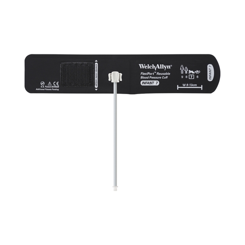 MON651804EA - Welch-Allyn - Blood Pressure Cuff FlexiPort Infant Arm Size 7 Cuff 9 - 13 cm Nylon Cuff, 1/EA