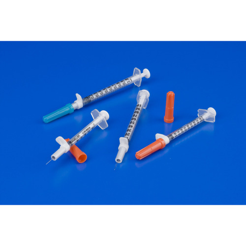 MON661680CS - Covidien - Covidien Tuberculin Syringe with Needle Magellan&reg; 1 mL 27 Gauge 1/2" Attached Sliding Safety Needle, 50/BX, 10BX/CS