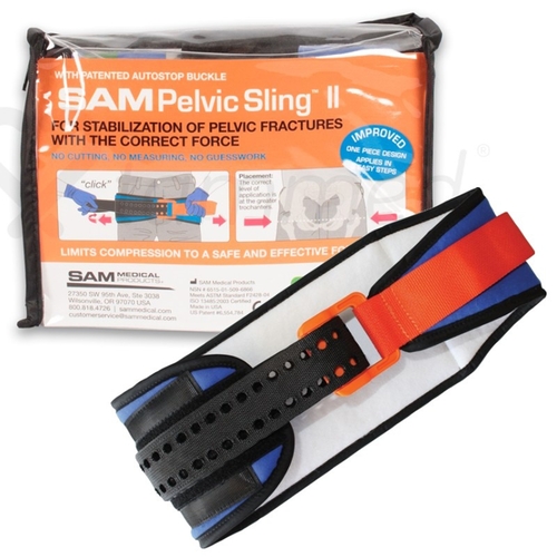 MON666319EA - The Seaberg Company - Pelvic Belt SAM Pelvic Sling II Standard Buckle / Hook and Loop Strap Closure Pelvis, 1/EA