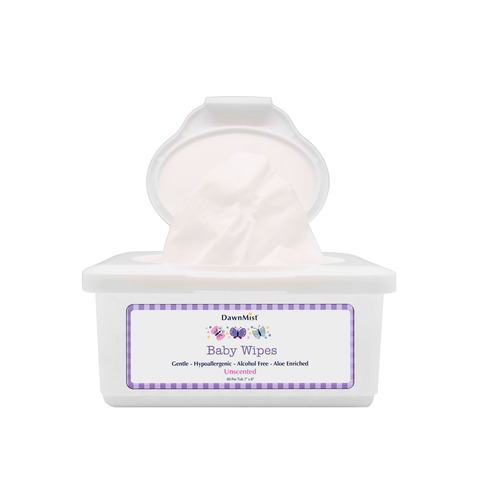 MON669078CS - Donovan Industries - Donovan Industries Baby Wipe DawnMist Tub Aloe / Lanolin Unscented 80 Count, 960 EA/CS