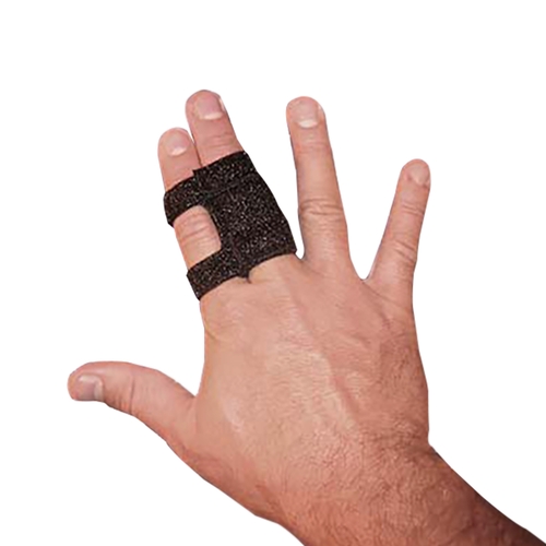 MON669202PK - Brown Medical - DigiWrap&reg; Neoprene Finger Splint, Black, Size 1 (2.25" or less)