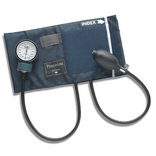 MON670847EA - GAM Industries - Aneroid Sphygmomanometer Precision&reg; Thigh Blue Nylon Cuff, 300 mmHg Calibration