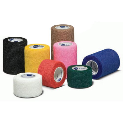MON680092CS - Hartmann - Cohesive Bandage Co-Lastic 2 Inch X 5 Yard Standard Compression Self-adherent Closure Assorted Colors NonSterile, 36/CS