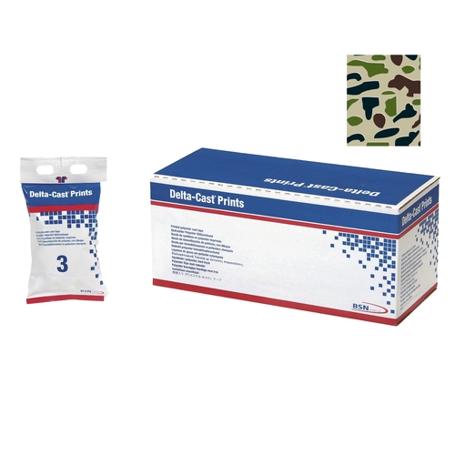 MON680132BX - BSN Medical - Cast Tape Delta-Cast&reg; Prints 2 Inch X 12 Foot Polyester Camouflage Print, 10/BX