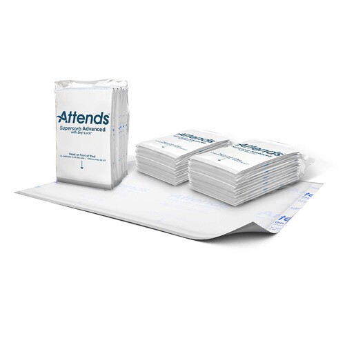 MON680802CS - Attends - Attends Supersorb&reg; Breathables&reg; Underpads - 30" x 36"