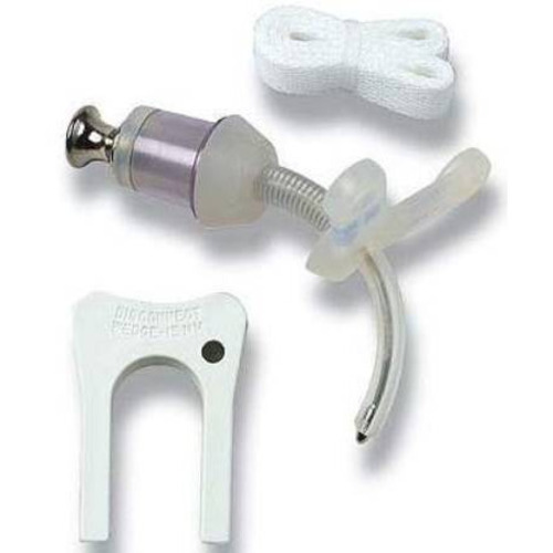 MON683057EA - Smiths Medical - Tracheostomy Tube Bivona FlexTend Plus Extra Length V Pediatric Size 4.5 Uncuffed