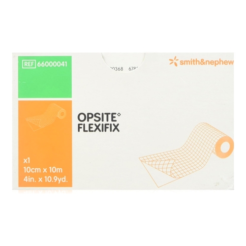 MON684036CS - Smith & Nephew - Smith & Nephew Transparent Film Dressing OpSite Flexifix 4" x 11 Yard, 1EA/BX 12BX/CS