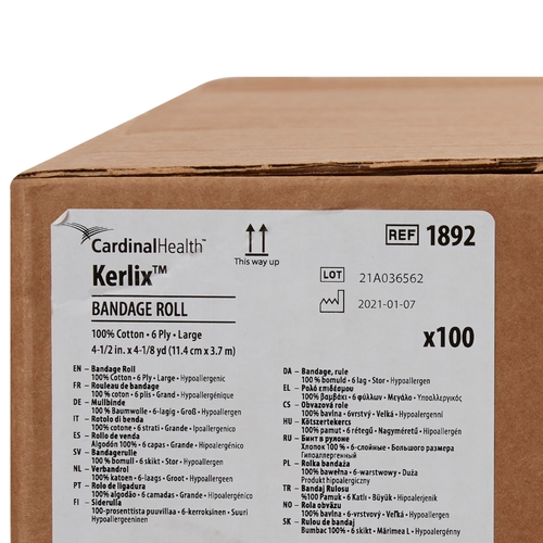 MON684050CS - Cardinal Health - Cardinal Health Kerlix Bandage Roll 4.5in x 4.1 Yds Non Sterile Lint Free