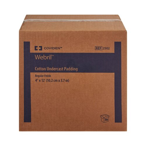 MON684276CS - Cardinal Health - Cardinal Health Cast Padding Undercast WEBRIL 4" x 4 Yard Cotton Sterile, 50 EA/CS