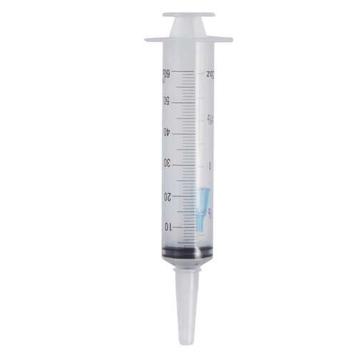 MON687451CS - Amsino International - Amsino International Irrigation Syringe AMSure 60 mL Poly Pouch Catheter Tip, 50 EA/CS