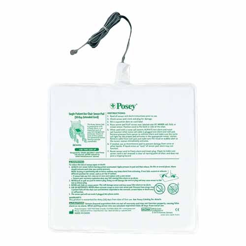 MON689582EA - Tidi Products - Chair Sensor Pad Posey 13 X 13 Inch, 1 Each