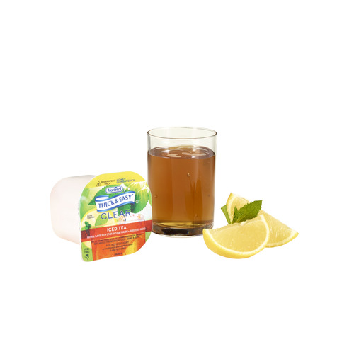 MON690740CS - Hormel Health Labs - Thick & Easy&reg; Clear Thickened Beverage, Iced Tea, Honey Consistency, 24EA/CS