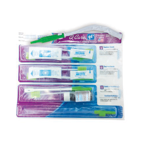 BettyMills q4 Q Care Oral Cleansing and Suctioning System Oral Mouthwash Kit Sage Products 6914