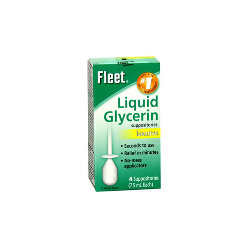 Fleet Glycerin Suppositories 12 Ea, Laxatives