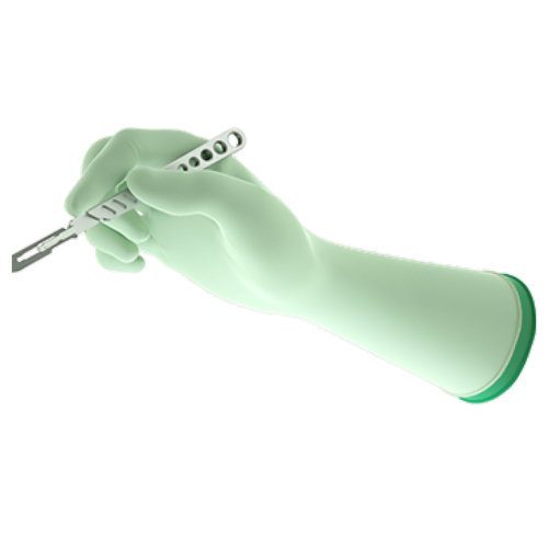 MON693861BX - Ansell - Ansell Surgical Underglove GAMMEX&reg; Non-Latex PI Underglove Size 6 Sterile Polyisoprene Standard Cuff Length Micro-Textured Green Chemo Tested