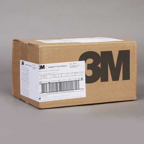 MON695850CS - 3M - 3M 2-3/4" x 3" High Performance Foam Adhesive Dressing, Mini Oval, Pad size 1-1/4" x 1-1/2", 40 EA/CS