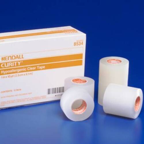MON696191EA - Cardinal Health - Cardinal Health Medical Tape Curity Plastic 1/2" x 10 Yards